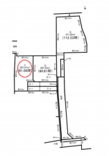 前橋市下新田町、土地の間取り画像です