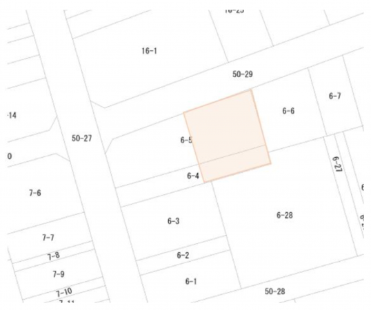 前橋市上小出町、土地の間取り画像です