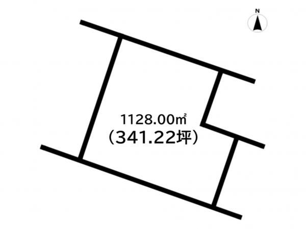 前橋市上大島町、土地の間取り画像です