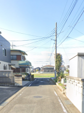 前橋市北代田町、新築一戸建ての前面道路を含む現地写真画像です