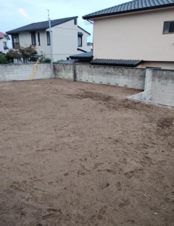 前橋市山王町、土地の画像です