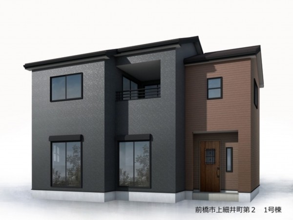 前橋市上細井町、新築一戸建ての間取り画像です