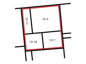 前橋市日吉町、土地の間取り画像です