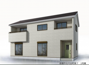 前橋市北代田町、新築一戸建ての画像です