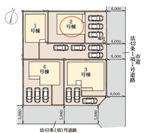 前橋市関根町、新築一戸建ての画像です
