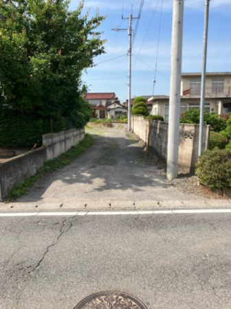 前橋市鳥羽町、土地の画像です