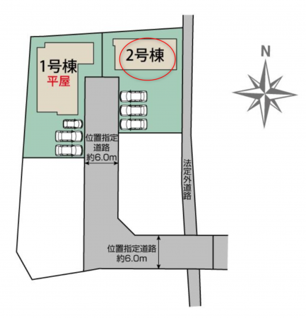 前橋市総社町植野、新築一戸建ての画像です