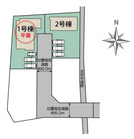前橋市総社町植野、新築一戸建ての画像です