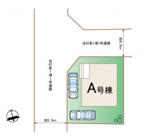 前橋市箱田町、新築一戸建ての画像です