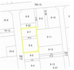 前橋市日吉町、土地の間取り画像です