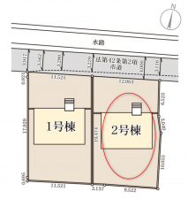 前橋市鶴光路町、新築一戸建ての画像です
