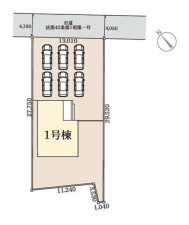 前橋市幸塚町、新築一戸建ての画像です