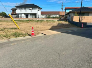 前橋市野中町、土地の画像です