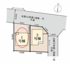 前橋市大利根町、新築一戸建ての画像です