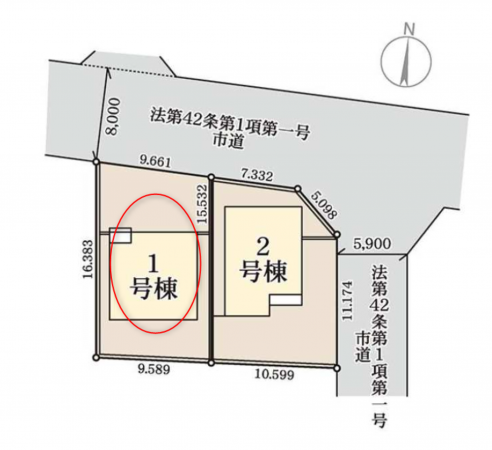 前橋市大利根町、新築一戸建ての画像です