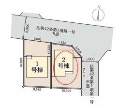 前橋市大利根町、新築一戸建ての画像です