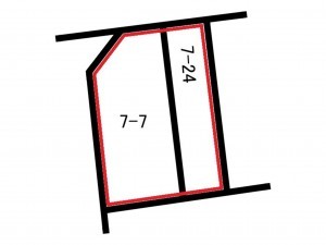 前橋市日吉町、土地の間取り画像です