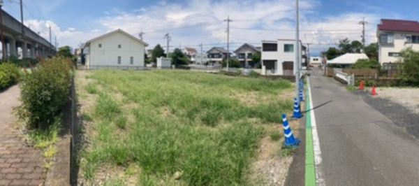 前橋市三河町、土地の画像です