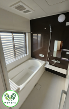 前橋市箱田町、中古一戸建ての風呂画像です