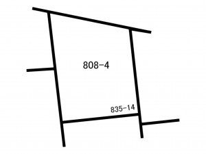 前橋市上新田町、土地の間取り画像です