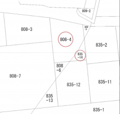前橋市上新田町、土地の間取り画像です