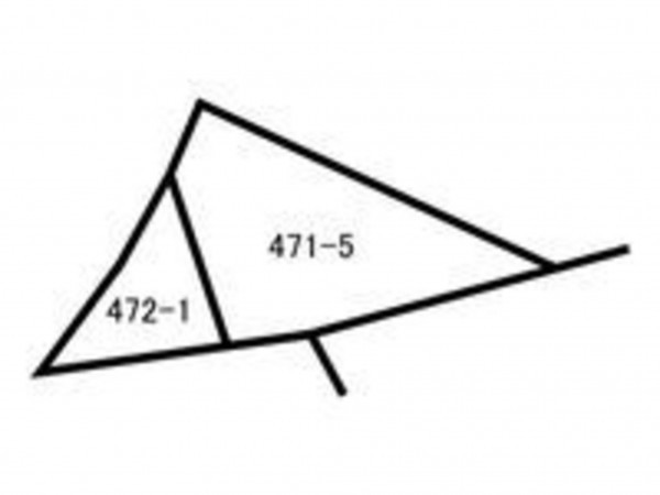 前橋市駒形町、土地の間取り画像です