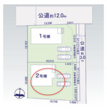 前橋市元総社町、新築一戸建ての画像です
