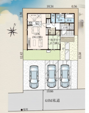 前橋市昭和町、新築一戸建ての画像です