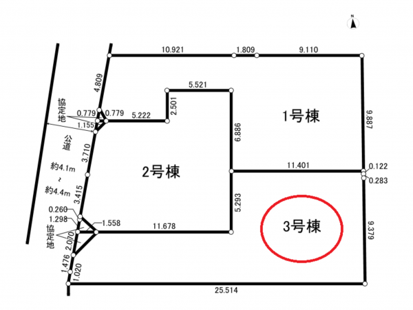 前橋市北代田町、新築一戸建ての画像です