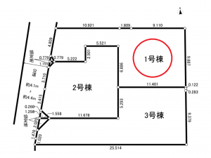 前橋市北代田町、新築一戸建ての画像です