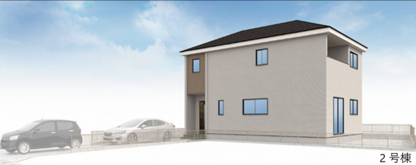 前橋市北代田町、新築一戸建ての画像です