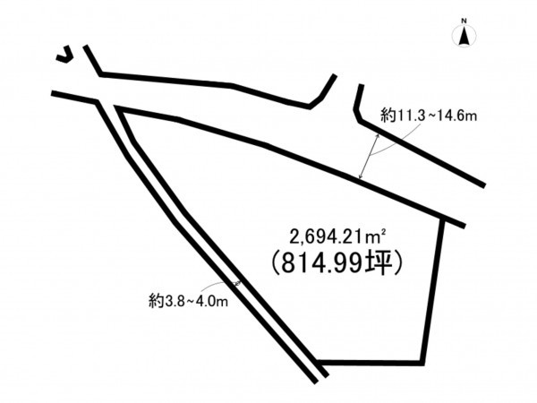 前橋市龍蔵寺町、収益物件/店舗の間取り画像です