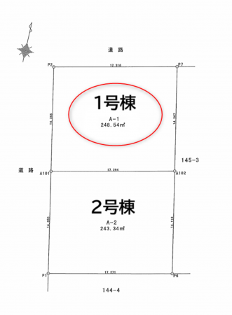 前橋市女屋町、新築一戸建ての画像です