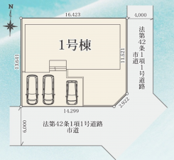 前橋市朝倉町、新築一戸建ての画像です
