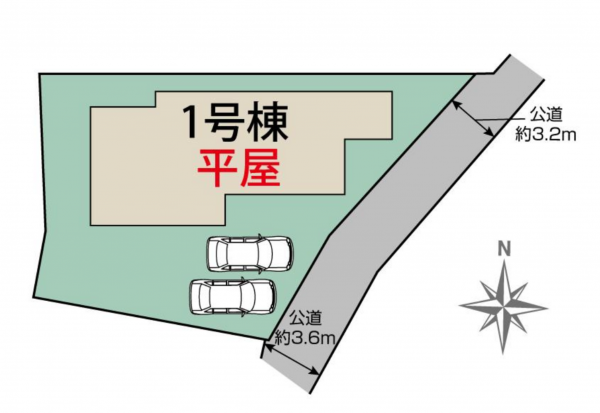前橋市上佐鳥町、新築一戸建ての画像です