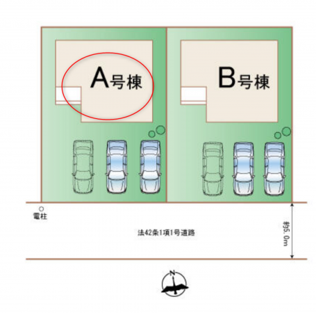前橋市光が丘町、新築一戸建ての画像です