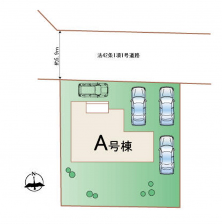 前橋市上新田町、新築一戸建ての画像です
