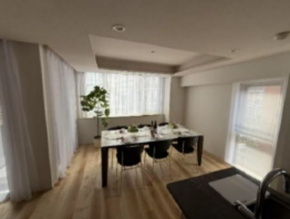 渋谷区南平台町、マンションの居間画像です