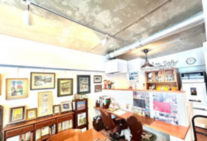 渋谷区渋谷、マンションの居間画像です