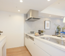 渋谷区渋谷、マンションのキッチン画像です