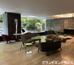 渋谷区南平台町、マンションのエントランス画像です