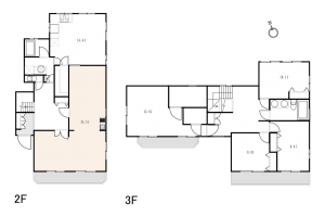 渋谷区神山町、マンションの間取り画像です