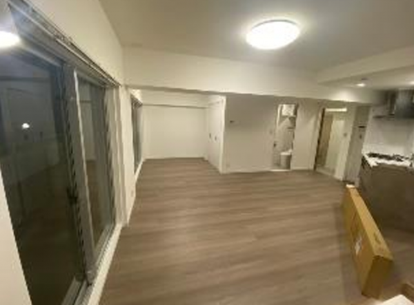 目黒区駒場、マンションの居間画像です