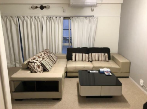 渋谷区円山町、マンションの居間画像です