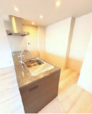 渋谷区渋谷、マンションのキッチン画像です