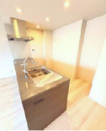 渋谷区渋谷、マンションのキッチン画像です