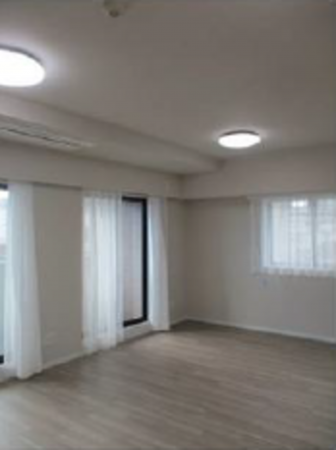 渋谷区広尾、マンションの居間画像です