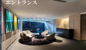 渋谷区鉢山町、マンションのエントランス画像です