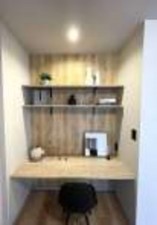 目黒区青葉台、マンションの居間画像です