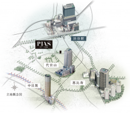 渋谷区桜丘町、マンションの周辺画像画像です